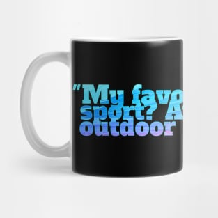 Winter Sarcastic Quote Text Mug